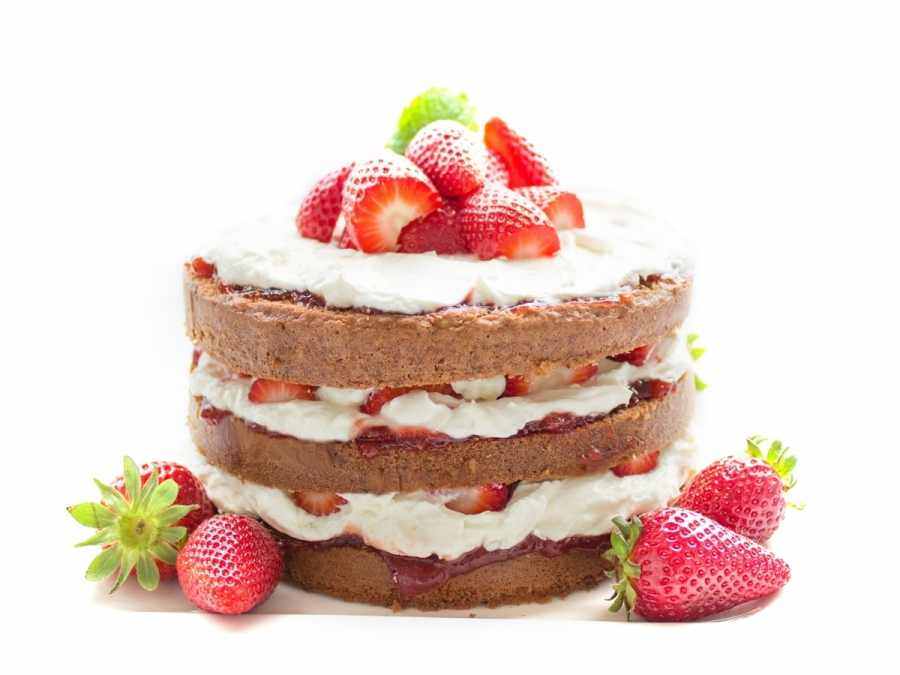 Торт «Клубничный рай»